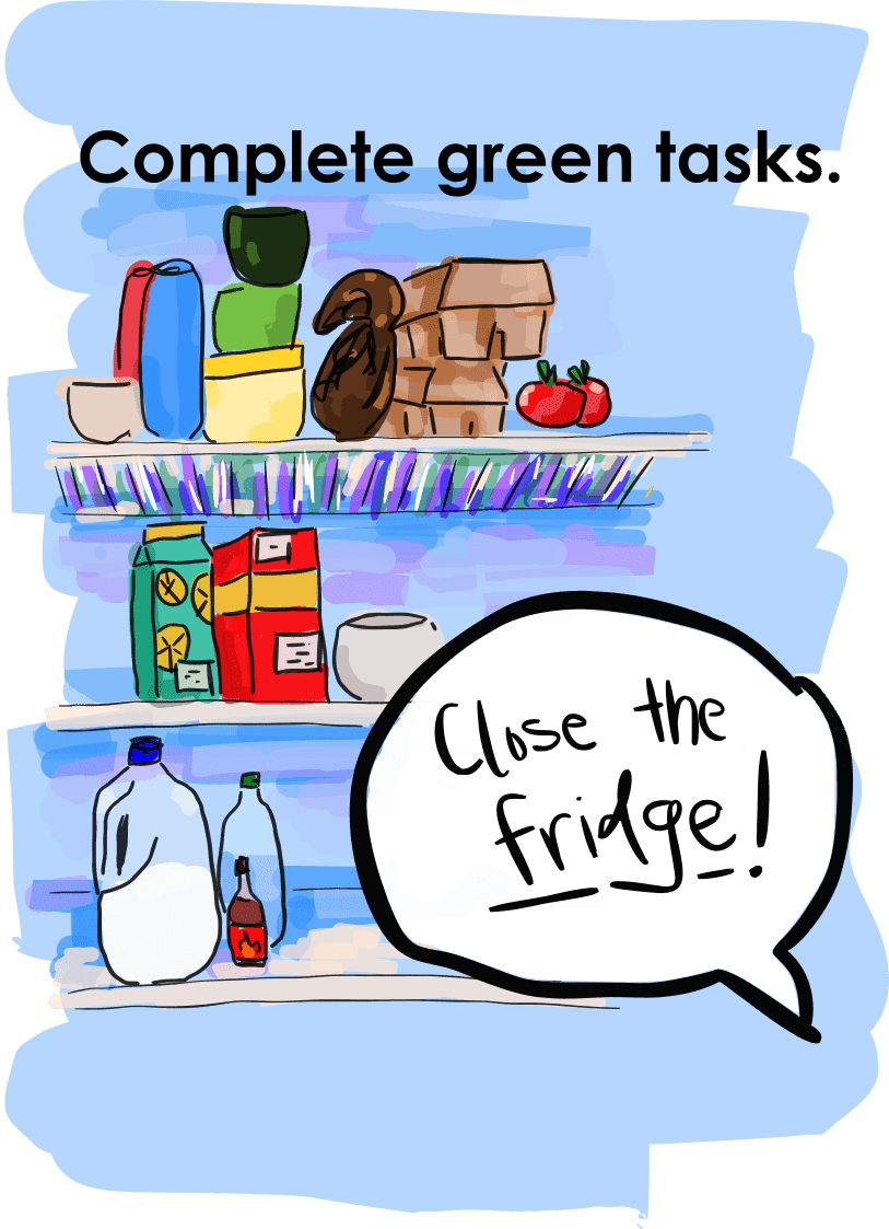 Complete simple green tasks that can, when done by multiple people, actually make a difference. Try to turn these green tasks into green habits!