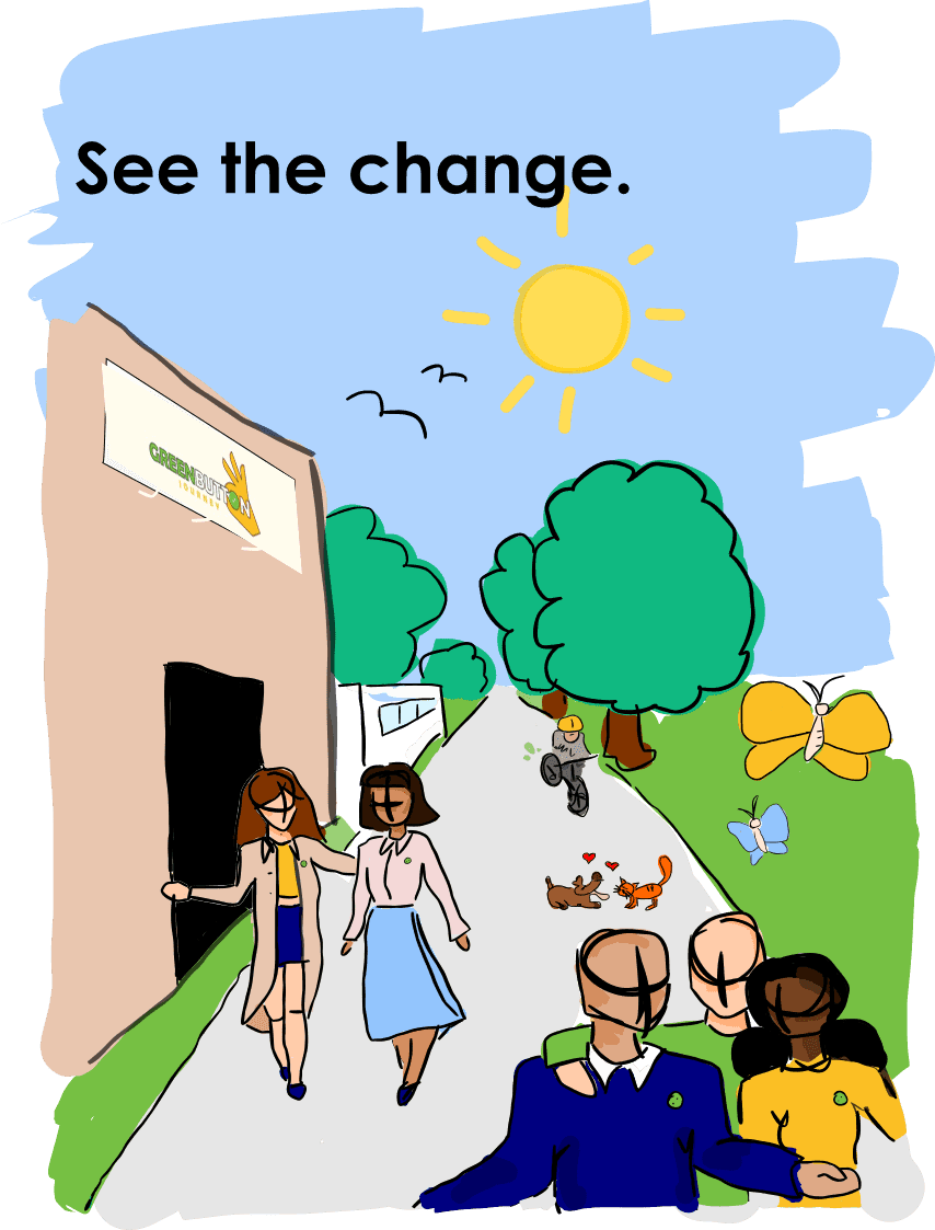 See the change and realize how small actions, when multiplied by millions, can make a big difference. Button up, it’s time to save our planet!